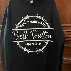 Yellowstone Beth Dutton Sweatshirt- XXL - $40 - New without tags